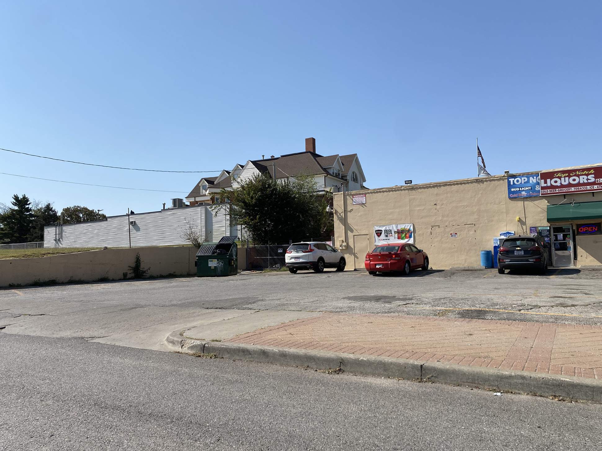 View along Brooklyn Ave