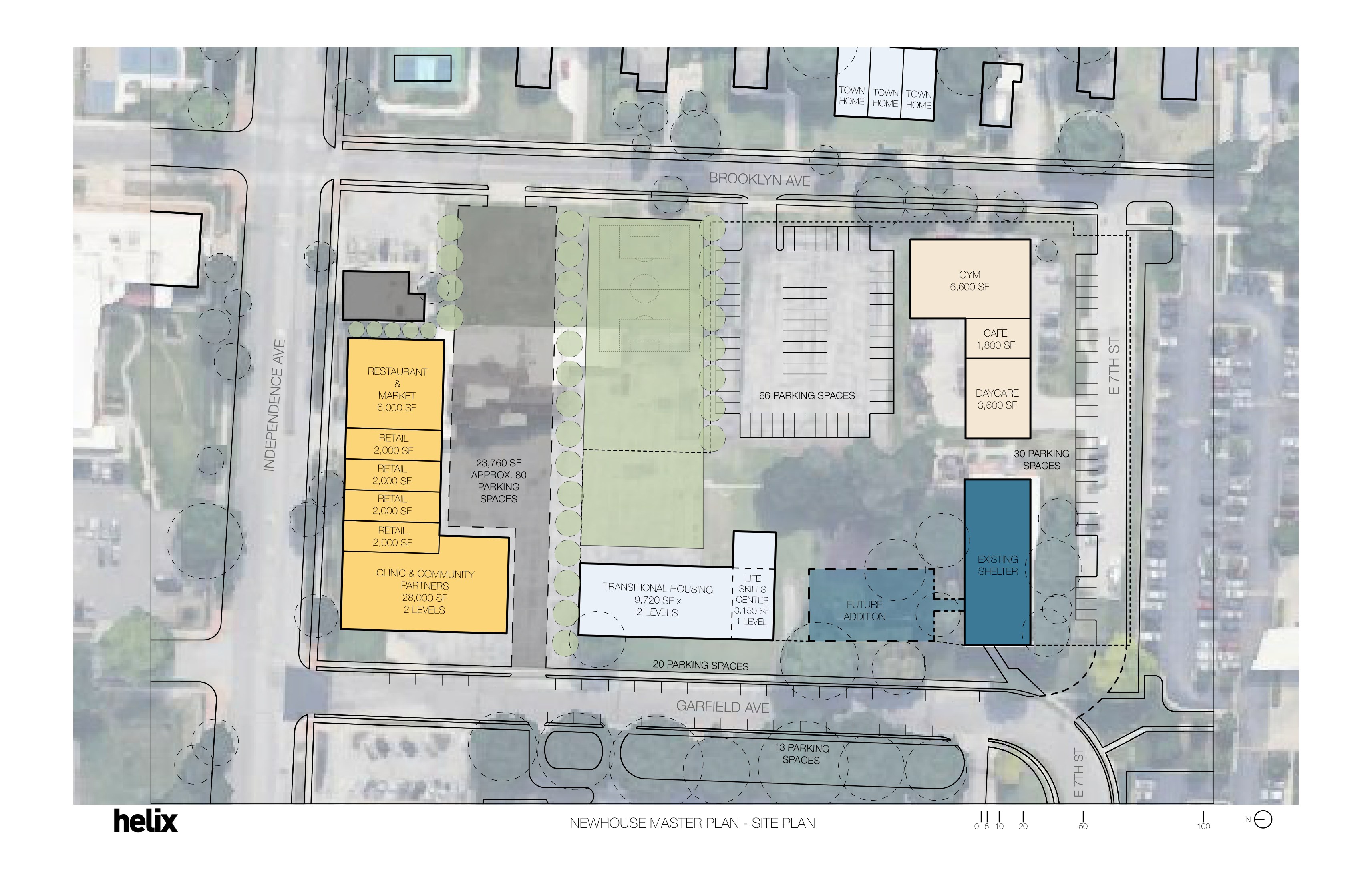 Newhouse Community Impact Campus — Helix Master Plan